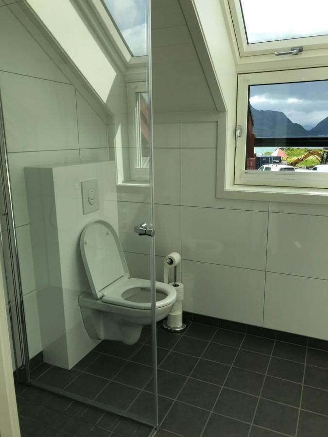 Nappstraumen Seafront Cabin レクネス エクステリア 写真